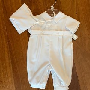 COPY - NWT Boys christening one piece size 3mos